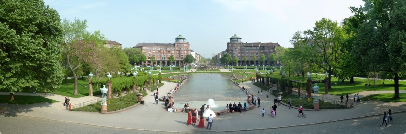 Mannheim: Blick vom Wasserturm