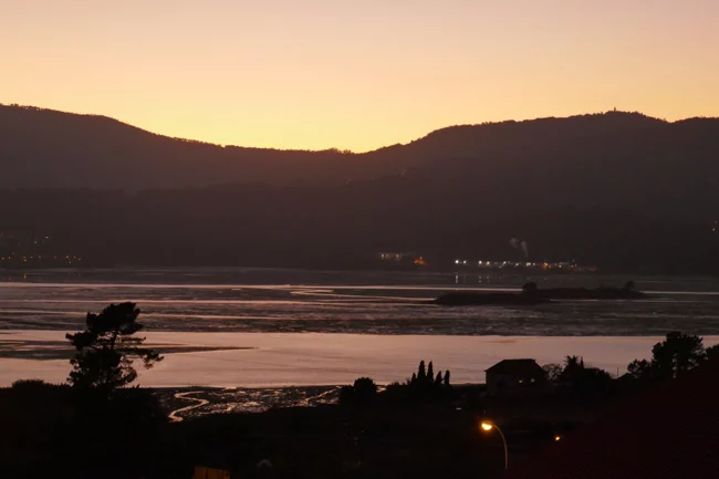 Abendstimmung an der Ria in Arcade