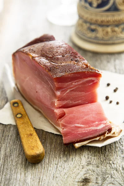 Brotzeit mit Schwarzwälder Schinken