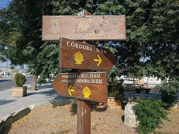 Camino Mozarabe Wegweiser