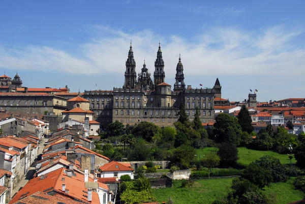 Das lang ersehnte Ziel im Blick - Santiago de Compostela