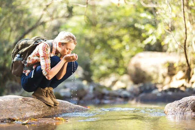 Erfrischung unterwegs