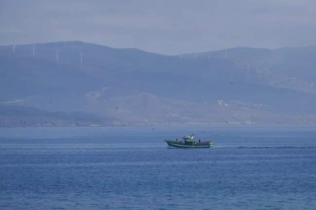 Fischerboot bei Fisterra
